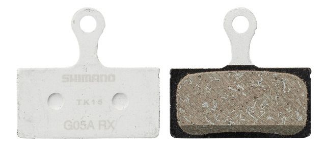 G05A-RX Bremsbelag, Resin/Trägerplatte Alu