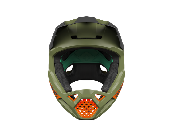 LAZER Unisex Extreme Chase Kineticore Helm / matte moss / L