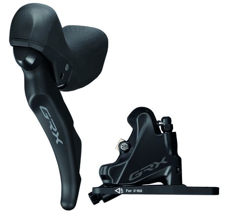 Scheibenbremsen-Set GRX BR-RX400 mit ST-RX600 / schwarz / vorne, Hebel links, 2, 100 cm