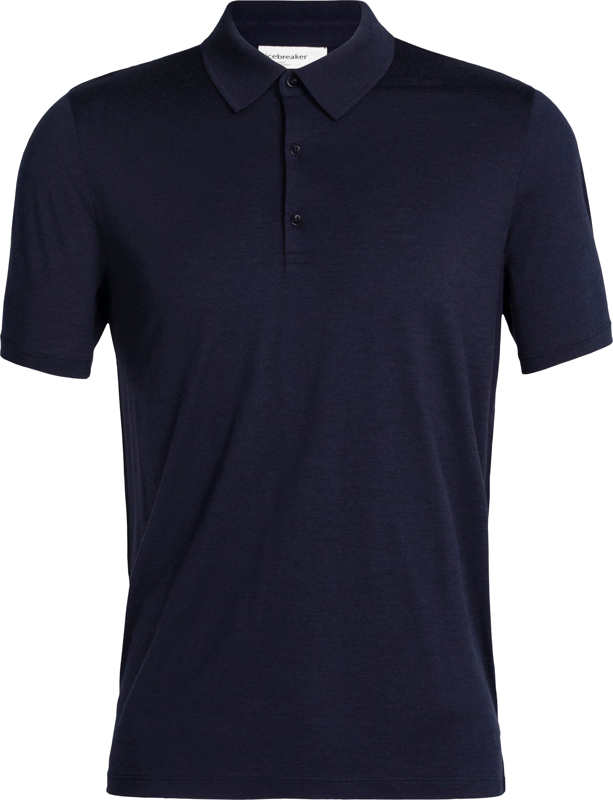 TECH LITE II Herren-Merino-Kurzarm-Poloshirt / midnight navy / XL