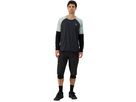 TARN WIND Herren-Merino-Langarmshirt mit Windschutz / glacier/black / L