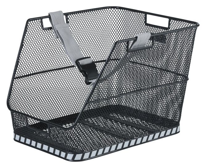 Class Fahrradkorb hinten / schwarz