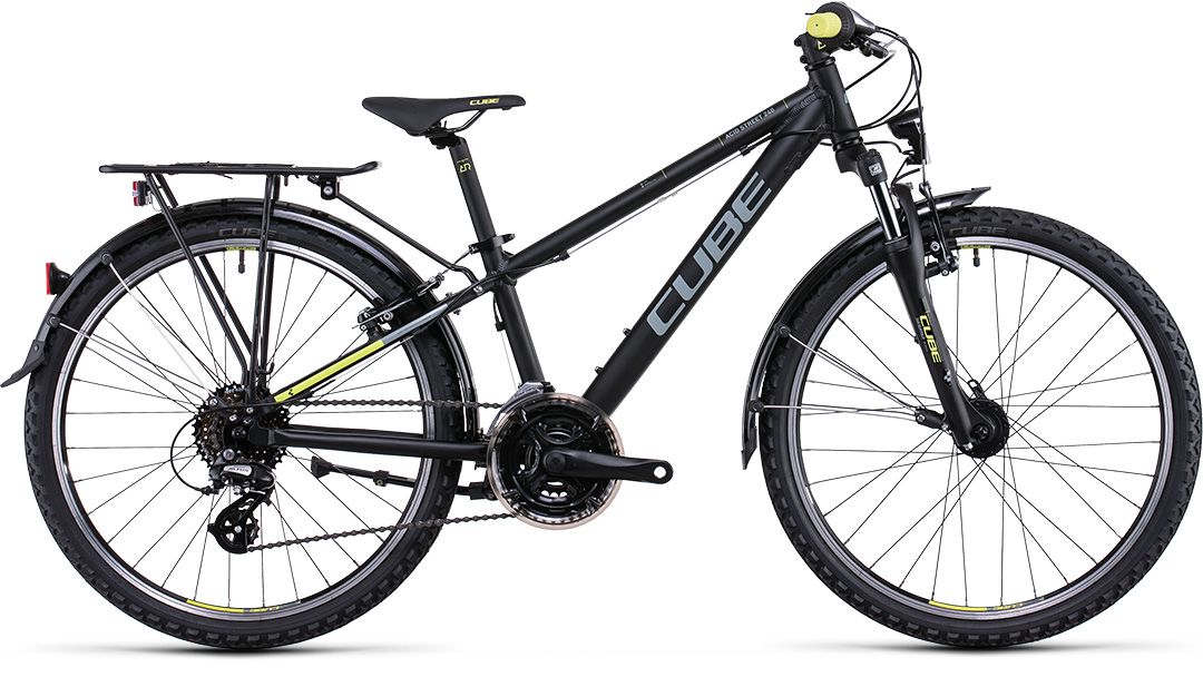 ACID 240 STREET 2022 Kinder- und Jugendvelo / black yellow / 24 ZOLL