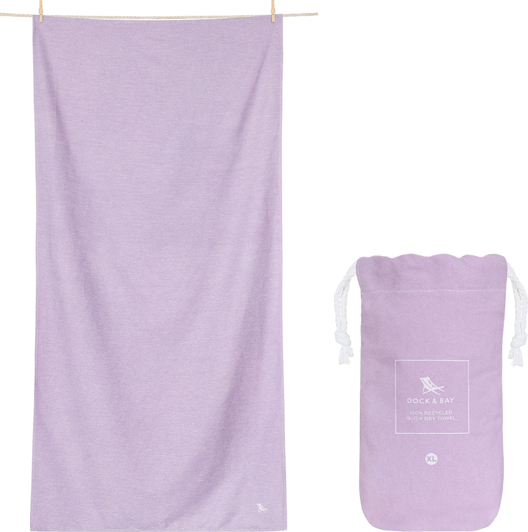 Fitness Towels Large / meadow lilac