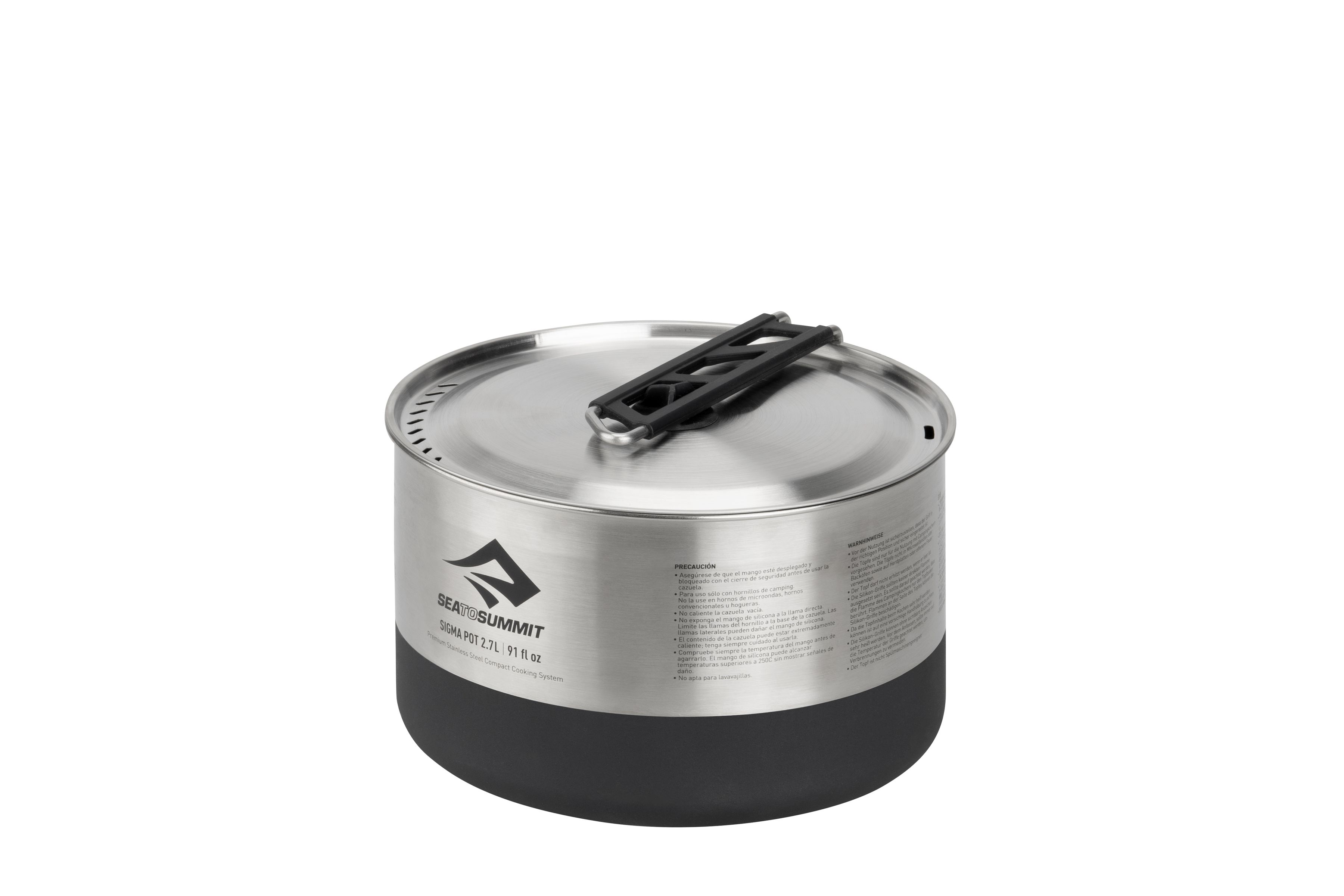 SIGMA POT Edelstahltopf (1.9L, 2.7L) / silber / 1.9L