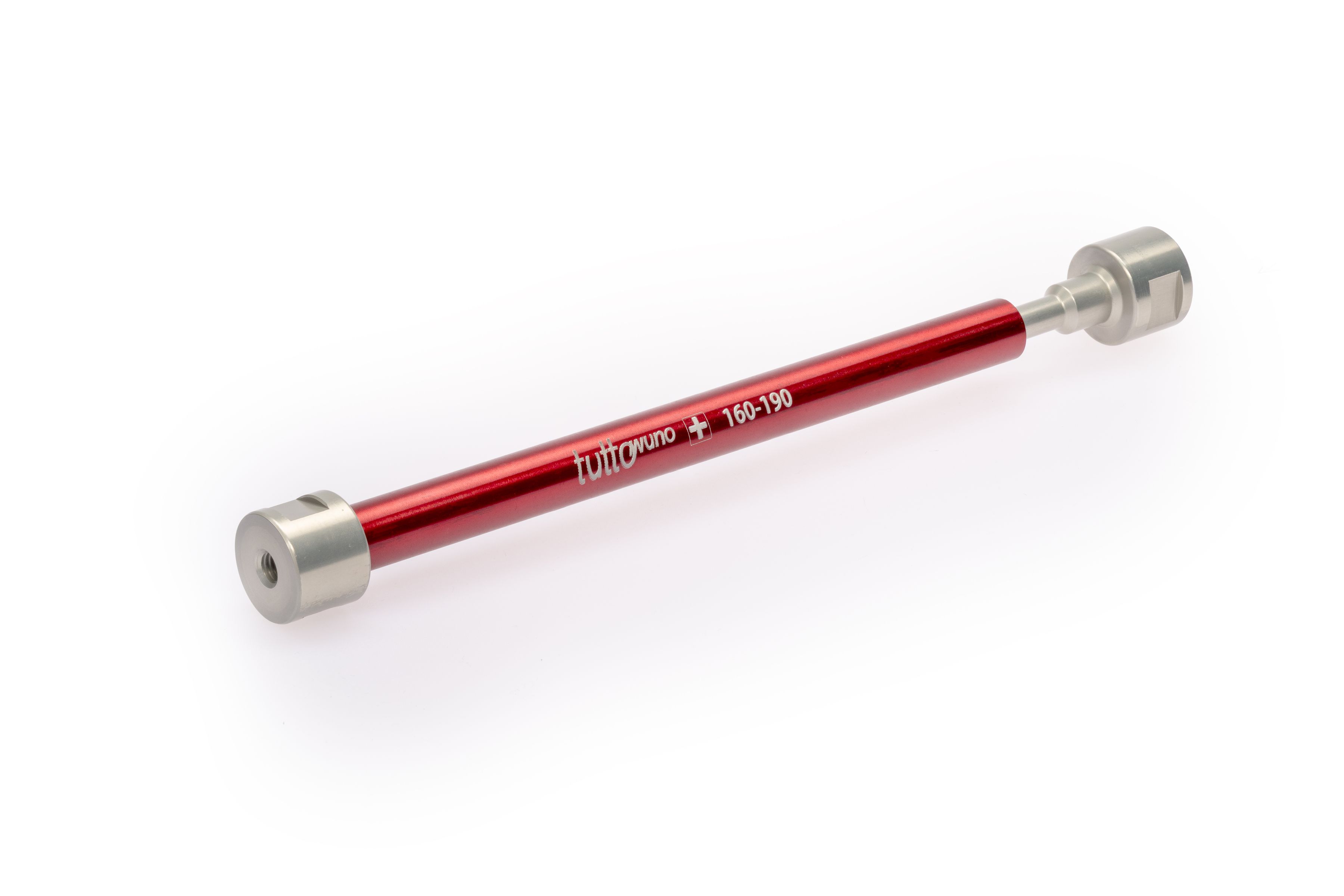 Universal-Steckachse mit Innengewinde für Gepäckträger Aufnahme / Ø 12 mm