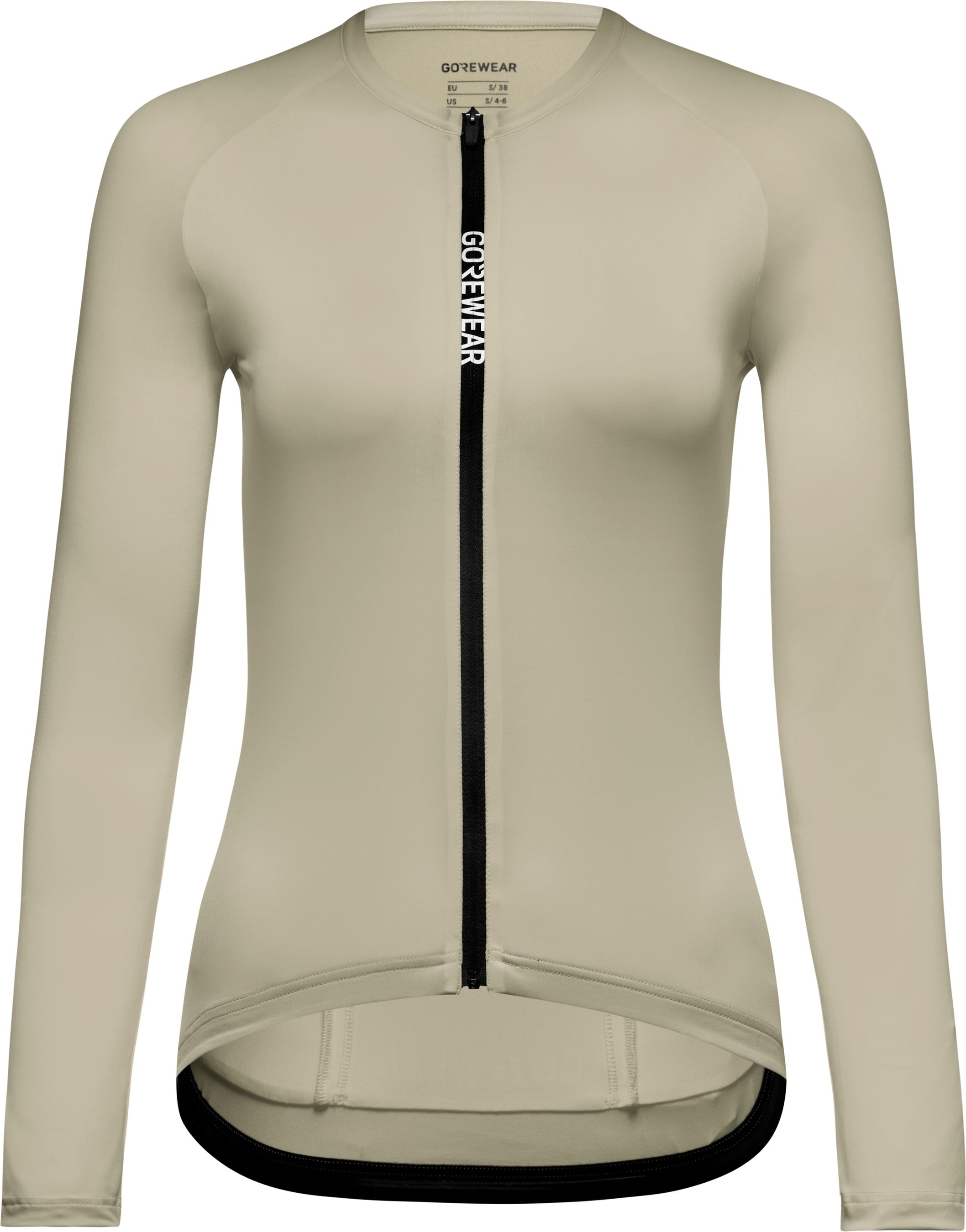 SPINSHIFT Damen-Langarmtrikot / tech beige / XS=36