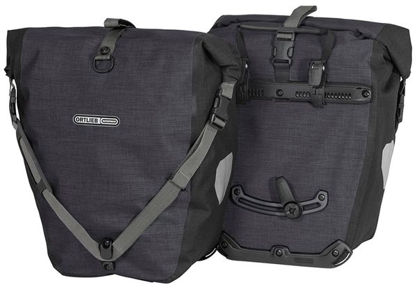 BACK-ROLLER PLUS CR Taschen (Duo) / granite - black / 2 x 20 L