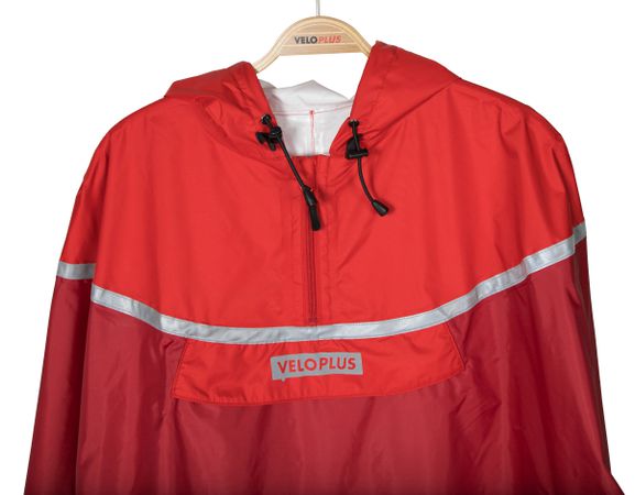 WINDOW 2.1 Unisex-Regenponcho / red/dark red / S/M