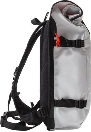 Rolltop Backpack / weiss / 30 x 22 x 50 cm, 22 l