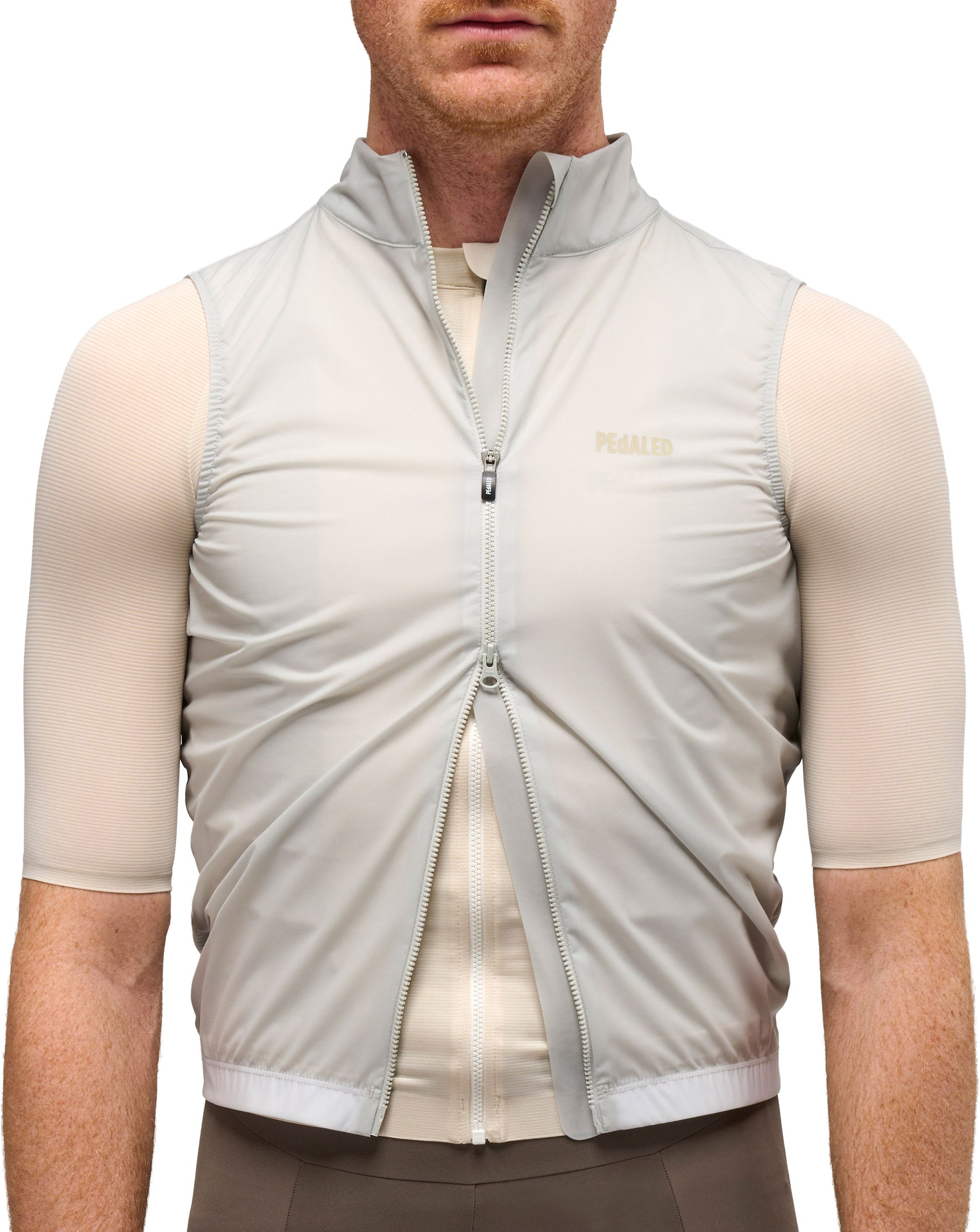 ELEMENT WINDPROOF Herren-Windweste / light grey / M