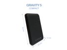 GRAVITY Powerbank / black / 5000mAh, 16.5W