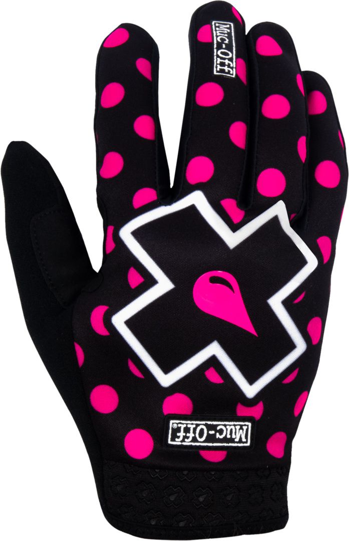 MTB Handschuhe Yellow-Polka / polka pink / L