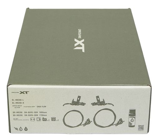 Scheibenbremsen-Set XT BR-8200 mit BL-8200 v&h Upgrade-Kit