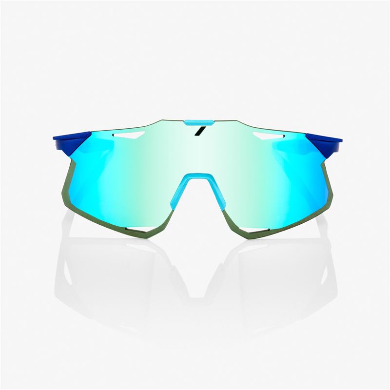 HYPERCRAFT Sonnenbrille mit multilayer und klarer Ersatzlinse / blau metallic