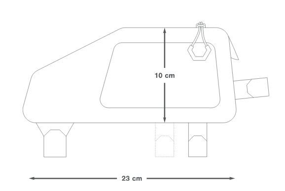 BACKCOUNTRY TOP TUB PACK 1L / grau / 1L