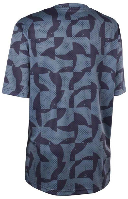 IONIC MESH AOP Unisex-Kurzarmshirt / sage grey / XXS