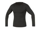 M BASE LAYER THERMO Herren-Langarmshirt / schwarz / S