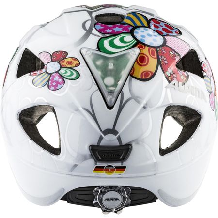 XIMO FLASH Kinderhelm mit Blinklicht / weiss / 45-49cm