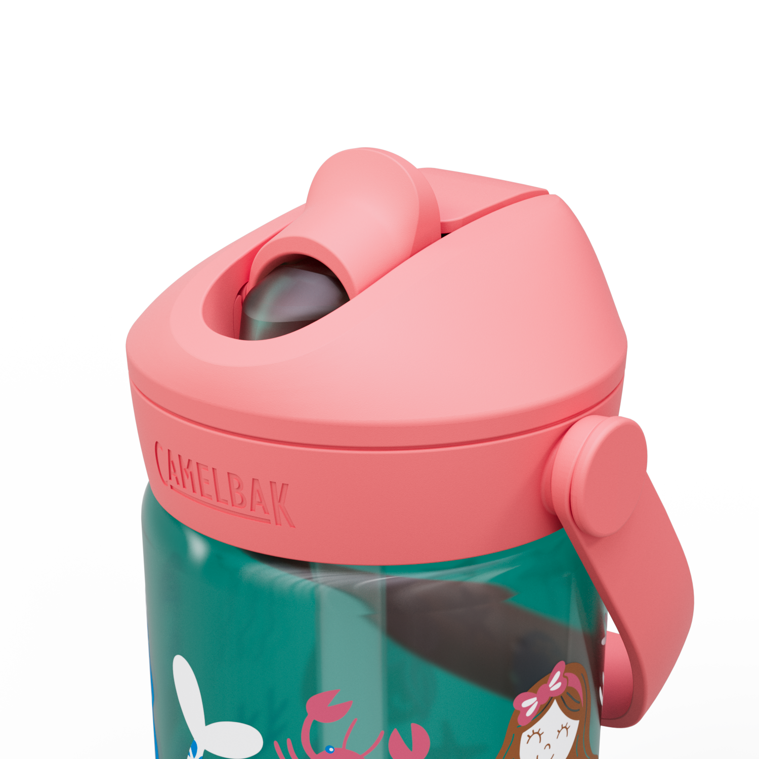 THRIVE FLIP STRAW Trinkflasche KIDS / mermaid / Kids 4dl