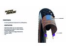 RACING RALPH Evo Super Race Vorderrad- Reifen / bronze side / 29" x 2.25, 57-622, Faltreifen, TLE