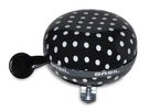 Polkadot Fahrradklingel 80mm / schwarz/weiss gepunktet
