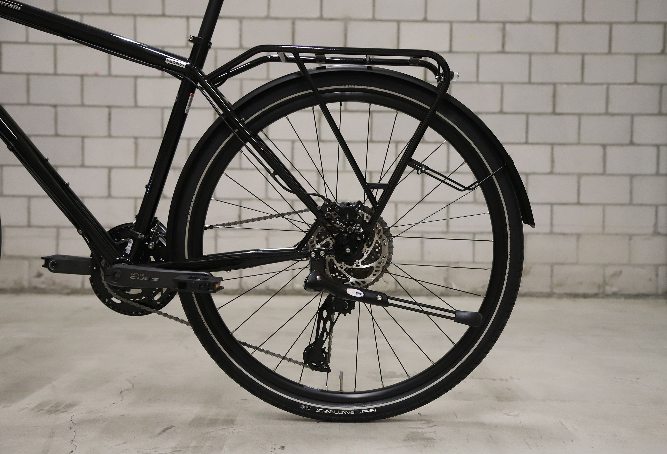 AMBER ROAD SELECT 3.1 Tourenvelo / schwarz glänzend / L