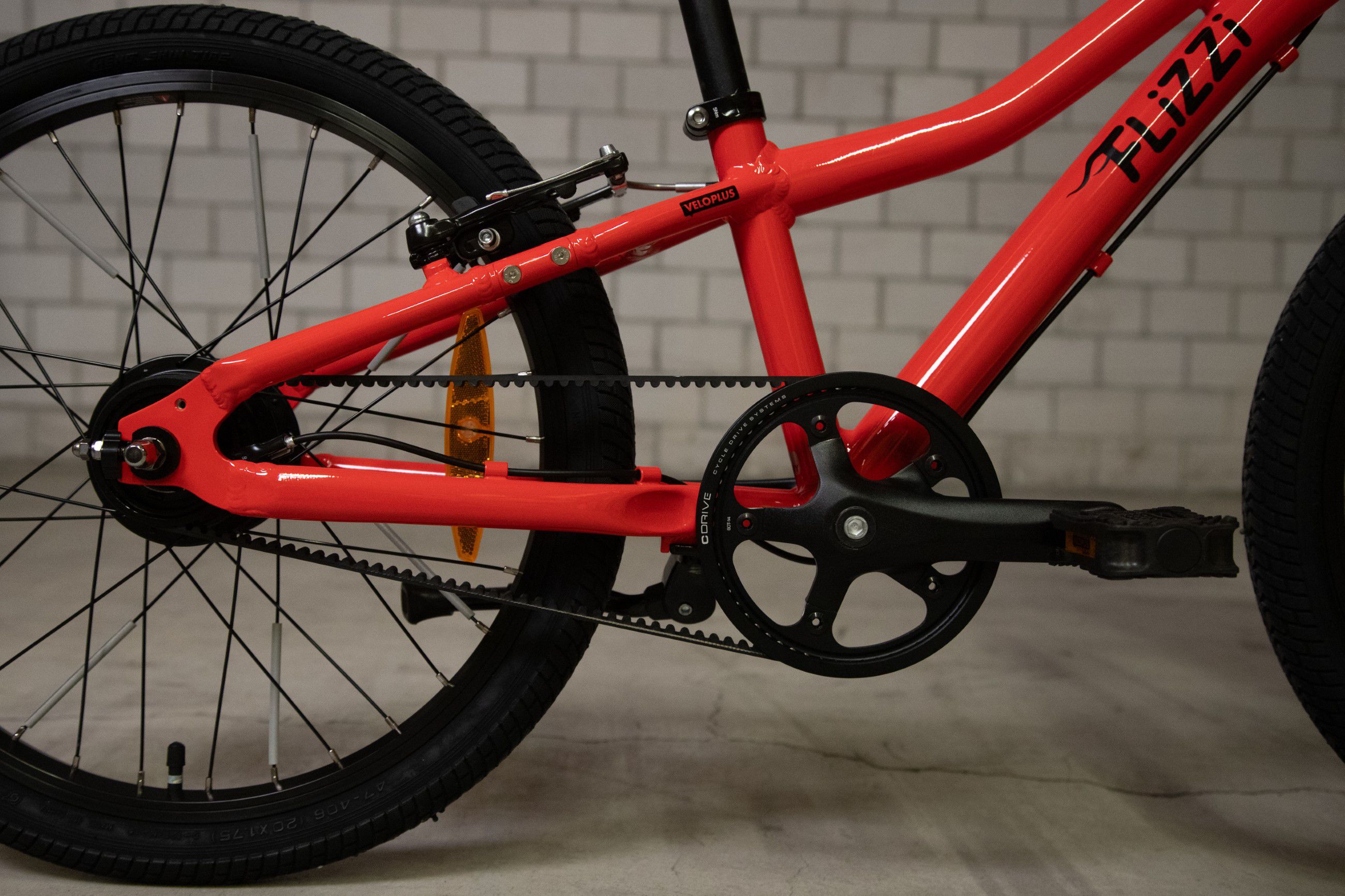 FLiZZi 20 RIEMEN Kindervelo / rot / 20 ZOLL