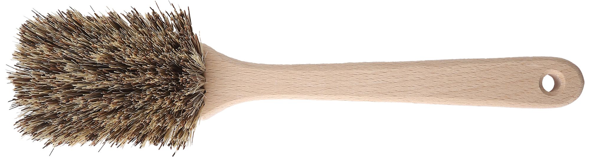 PETRUS VELOBÜRSTE hart für Reifen, Antrieb und Pedalen / braun_schwarz / 30CM