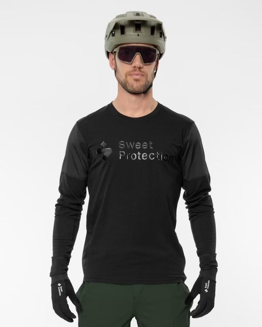 Sweet Protection Hunter Merino Hybrid LS Jersey M / schwarz / L