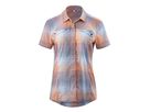 ARENDA Damen-Kurzarm-Bikebluse / insignia check / 36