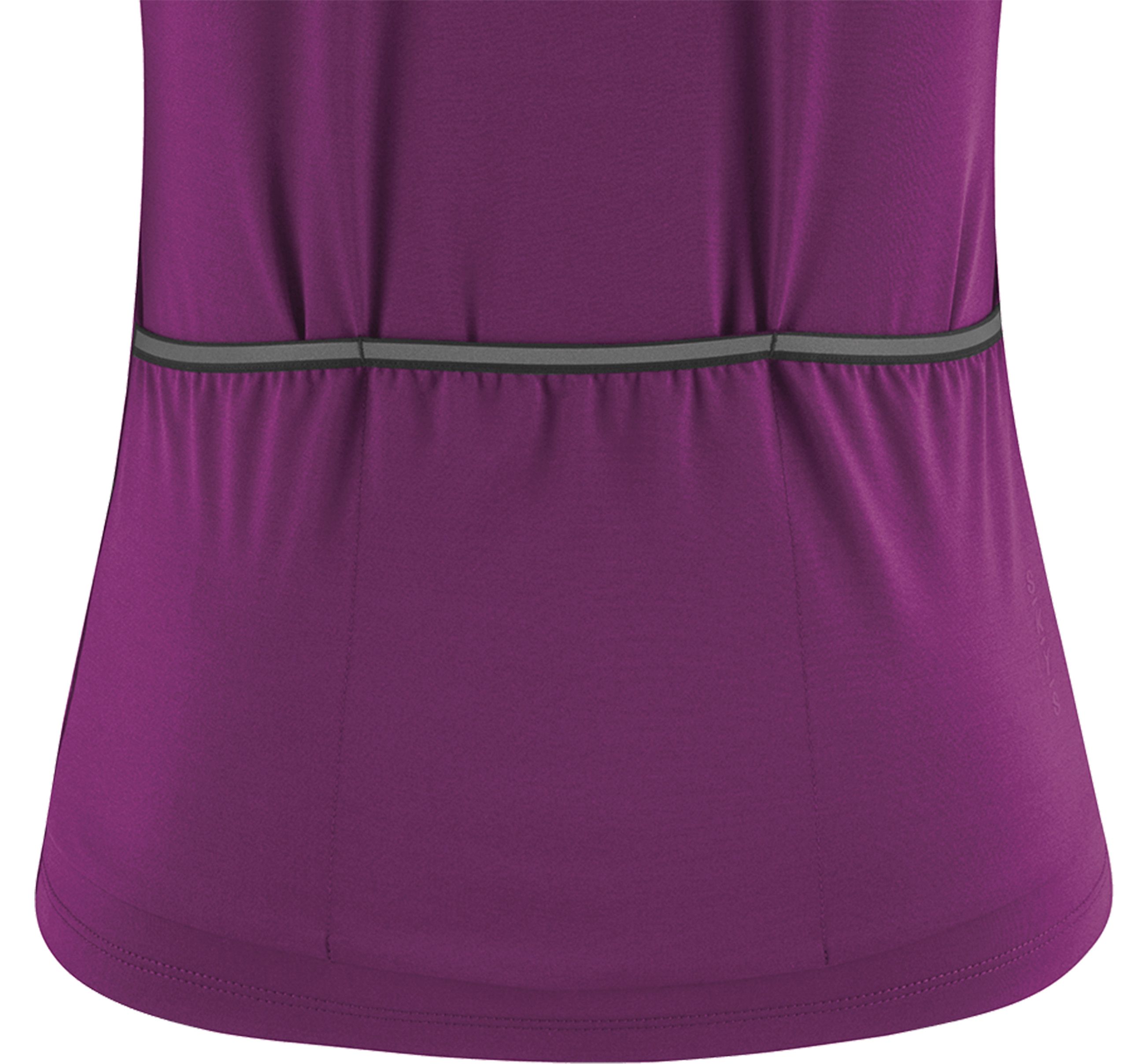 SKYS CLEAR MID FZ Damen-Kurzarmtrikot / bordeaux / 46