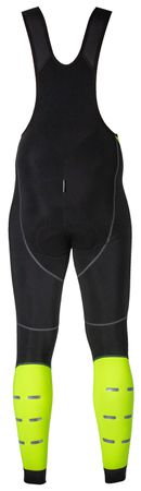 KALTFRONT PERFORMANCE Herren-Thermo-Bibhose / schwarz/neongelb / L