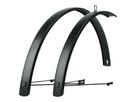 EDGE AL (28") Schutzblechgarnitur / schwarz matt / 28" 50mm