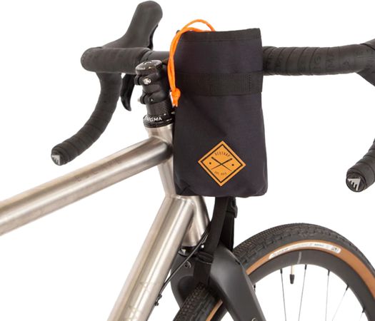 Stem Bag / schwarz-orange / 9 x 9 x 20 cm, 1.1 l
