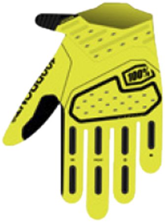 AIRMATIC Youth Gloves / yellow/black / L