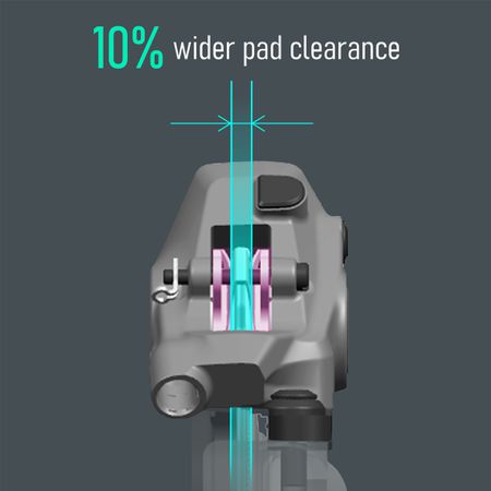 Bremssattel Dura-Ace BR-R9270 / Schwarz / vorne, Flatmount/inkl. Adapter 140/160 mm