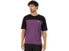 DIVERSION Herren-Merino-Kurzarmshirt / boysenberry/black / L