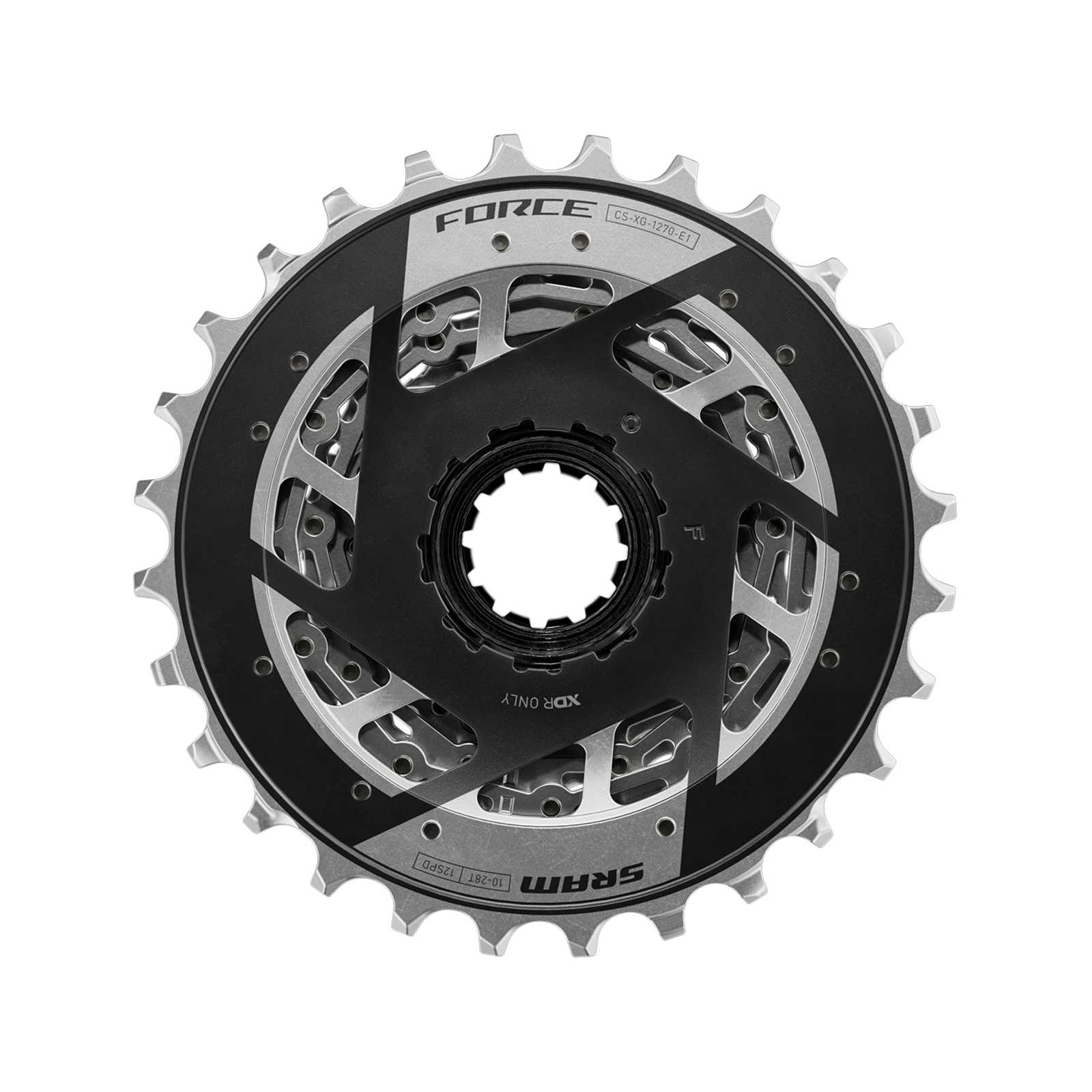 MY26 Cassette XG-1270 Force AXS 12SP / silver / 10-36t