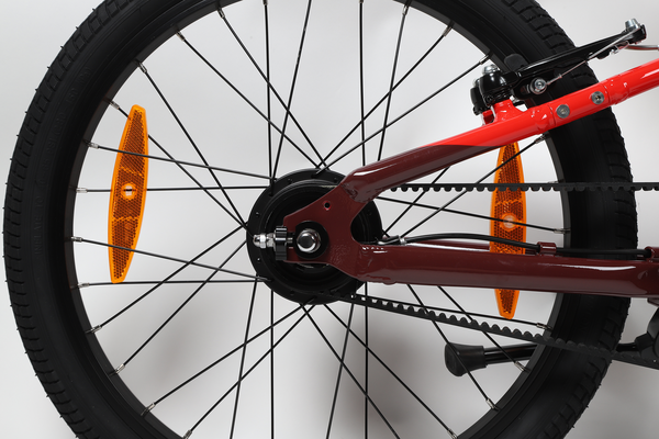 FLiZZi 20 RIEMEN Kindervelo / rot/dunkel / 20 ZOLL