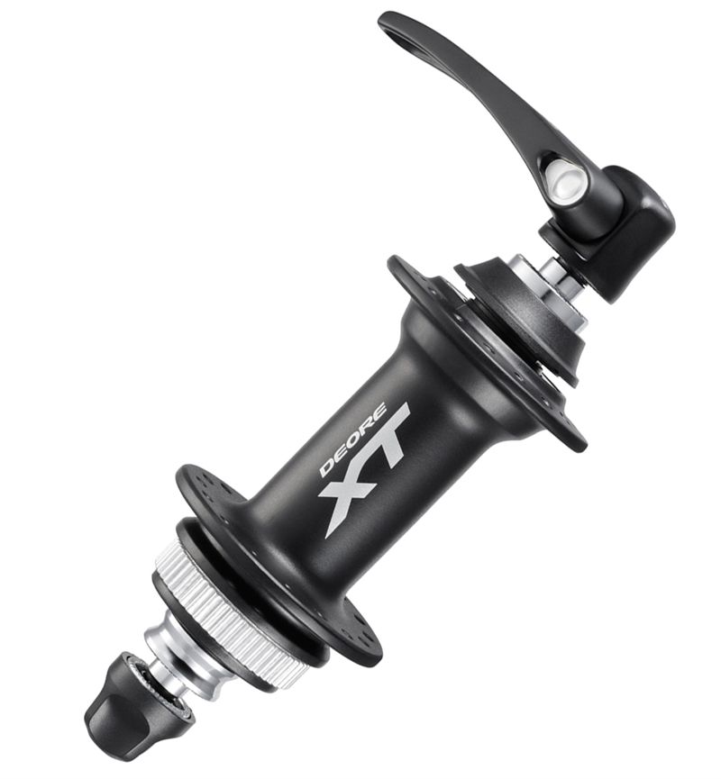 XT Centerlock Disc Vorderrad-Naben / schwarz