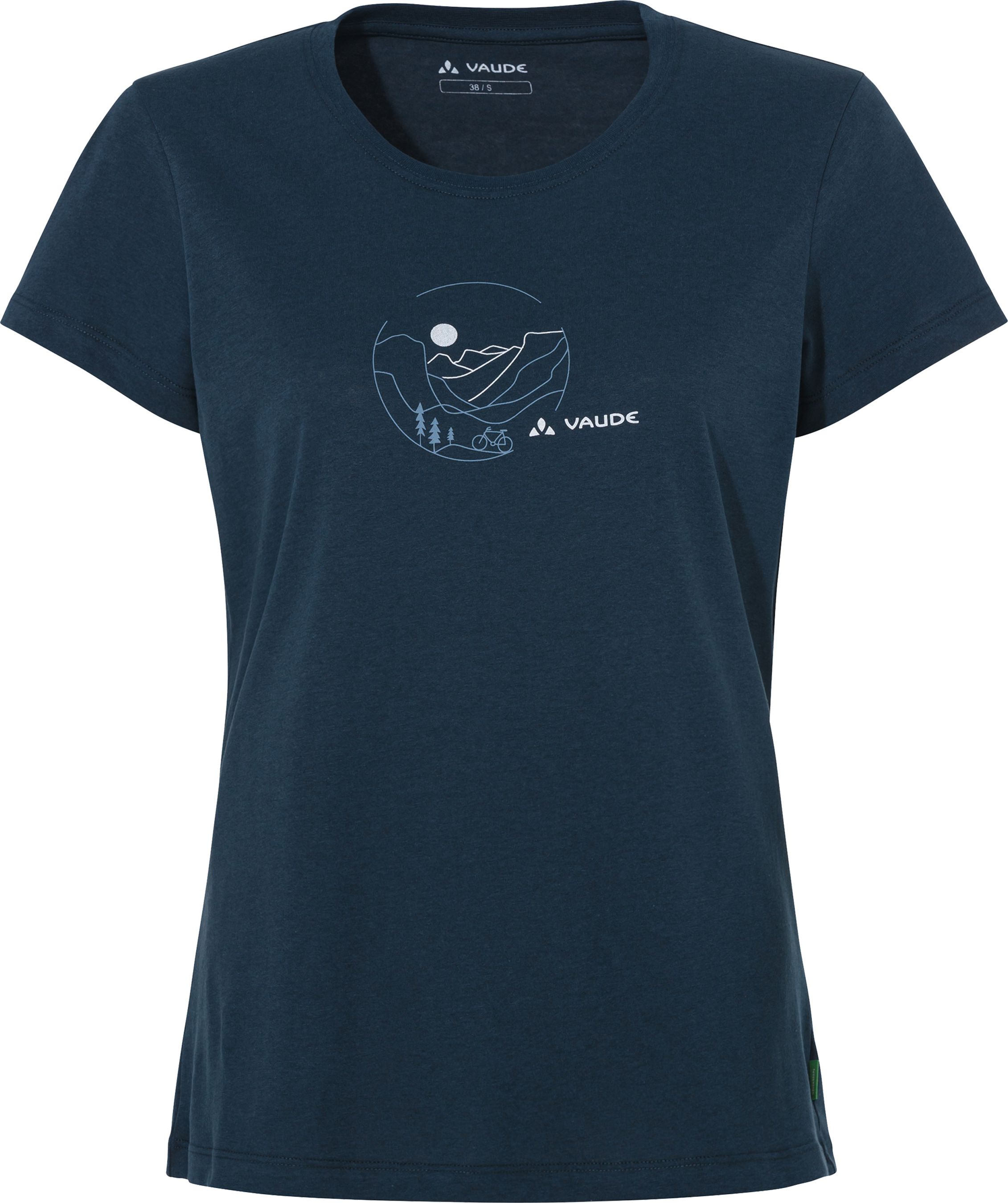 CYCLIST Damen-Kurzarmshirt / dark sea/blue / 38