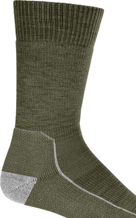 HIKE+ MEDIUM Damen-Merino-Socken / loden/blizzard hthr/snow / S=35-37