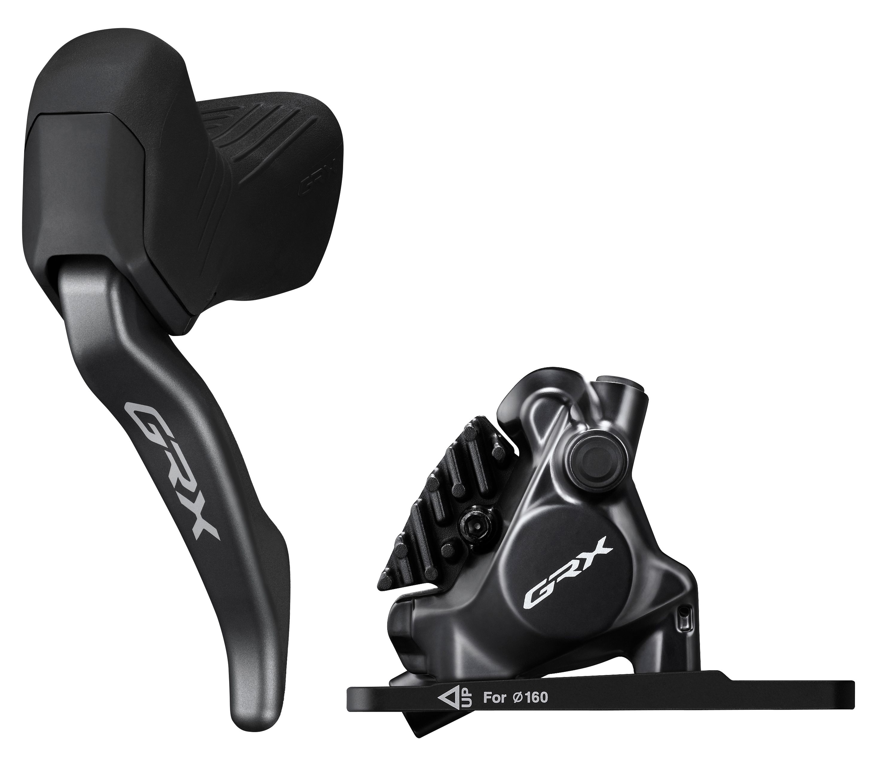 Scheibenbremsen-Set GRX BR-RX820 mit ST-RX825 Di2 / schwarz / vorne, Hebel links, bremsen, 100 cm