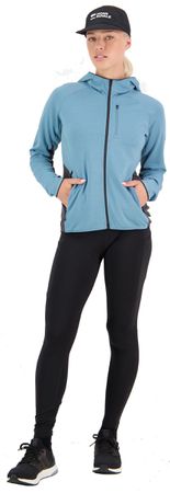APPROACH Damen-Merino-Kapuzenjacke / ash blue/shale / L