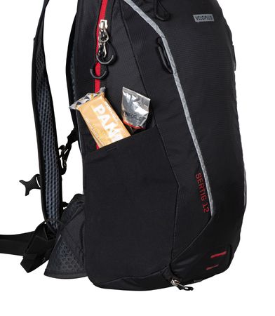 SERTIG 12 Rucksack, 12L, 630g / schwarz rot / 12L