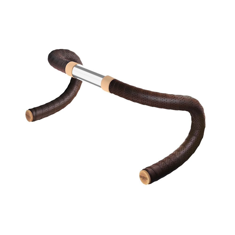 VINTAGE Leder-Lenkerband / antik brown