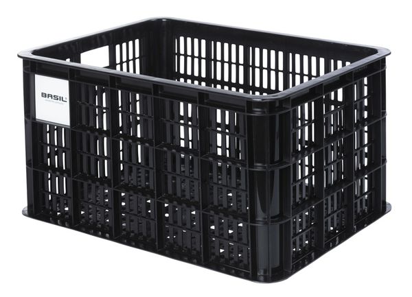 Fahrradkiste Crate / schwarz / 40 l, 49 cm, 38 cm, 26 cm