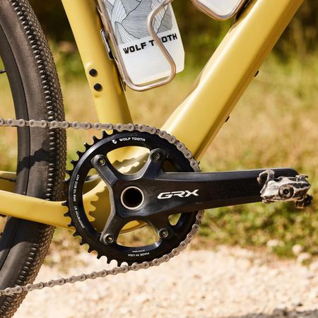 Kettenblatt für Shimano GRX, 38Z.,  LØ 110mm, assymmetrisch