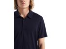 TECH LITE II Herren-Merino-Kurzarm-Poloshirt / midnight navy / XL